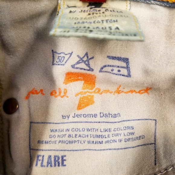 7 for all of mankind Flair Size 29 Jean's. - Picture 1 of 8